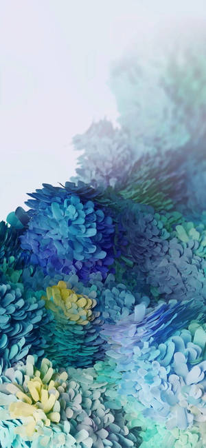 Random Coral Shapes For Samsung S20 Fe Wallpaper