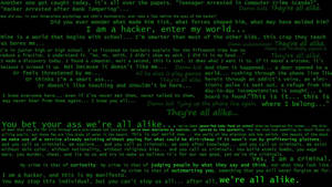 Random Hacker Words Full Hd Wallpaper