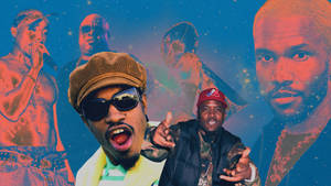 Rap Aesthetic Outkast Hiphop Duo Wallpaper