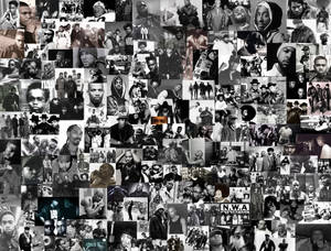 Rap Computer Monochrome Old Artists Wallpaper