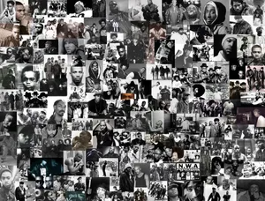Rap Computer Monochrome Old Artists Wallpaper