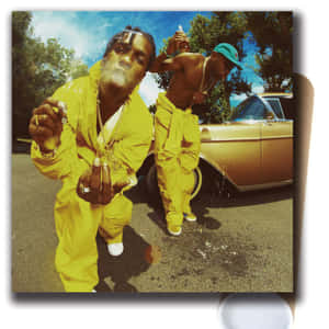 Rapper Asap Rocky And Tyler Pose Together For A Promotional Photo. Wallpaper