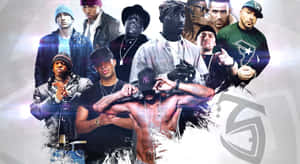 Rapper Pc Bringing The Heat To The Beat Wallpaper