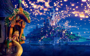 Rapunzel In Tower Disney Desktop Wallpaper