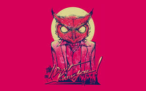 Rasmus Mask Owl Hotline Miami Wallpaper