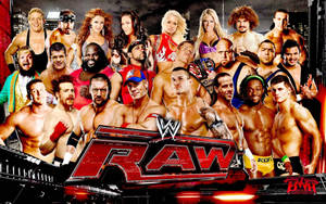 Raw Wrestling Superstars Wallpaper