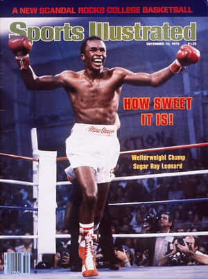 Ray Leonard Vintage Magazine Cover Phone Wallpaper