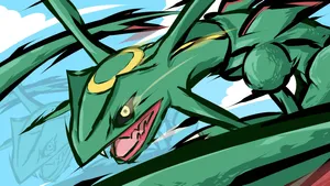 Download Gateway To Heaven Rayquaza Wallpaper