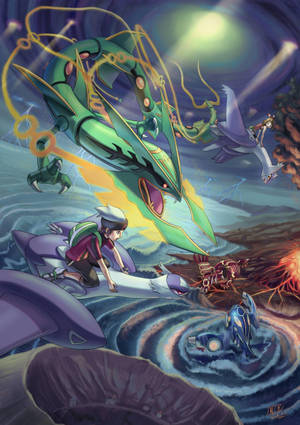 Rayquaza's Adventure Wallpaper