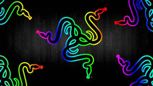 Razer Gaming Peripherals In Vibrant Rgb Colors Wallpaper