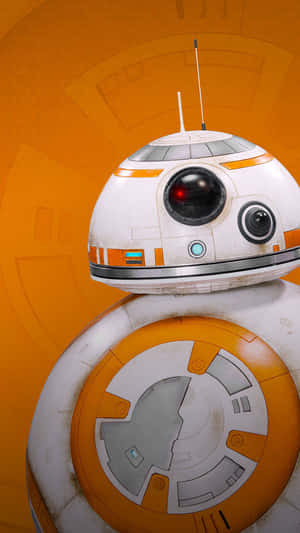 Ready For The Galactic Adventures Ahead, Bb-8 Stands By Its Master. Wallpaper