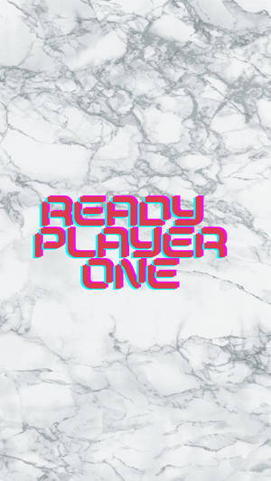 Ready Player One On White Marble Wallpaper