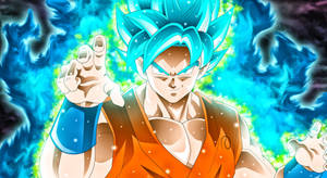 Ready To Fight Goku Dragon Ball Super Wallpaper