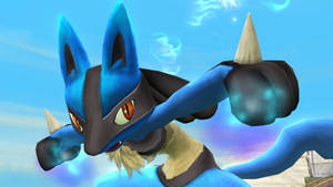 Ready To Fight Lucario Wallpaper
