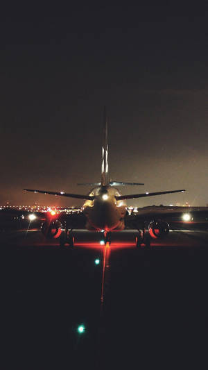 Ready To Take-off Airplane Iphone Wallpaper