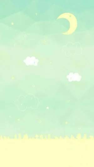 Ready To Take On The Day - A Cute Green Kawaii Character Wallpaper