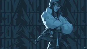 Ready Your Arsenal! Get Prepared To Join The Valorant Fight With Killjoy. Wallpaper
