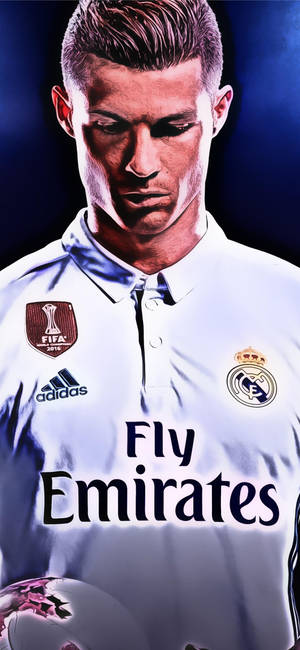 Real Madrid Fly Emirates Ronaldo Iphone Wallpaper