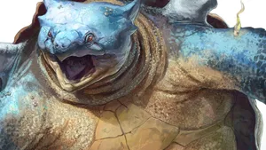 Realistic Blastoise Fanart Wallpaper