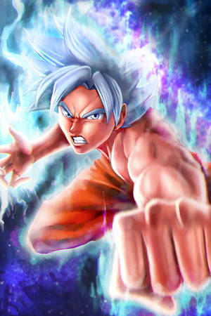 Realistic Goku Ultra Instinct Wallpaper
