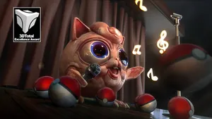 Realistic Jigglypuff Concert Wallpaper