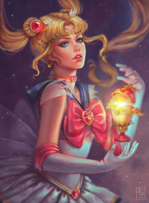Realistic Sailor Moon Art Wallpaper