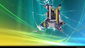 Realistic Windows Vista Wallpaper