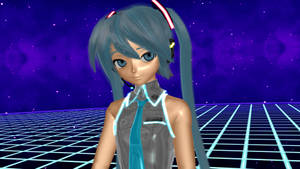 Really Cool Hatsune 3d Model Wallpaper