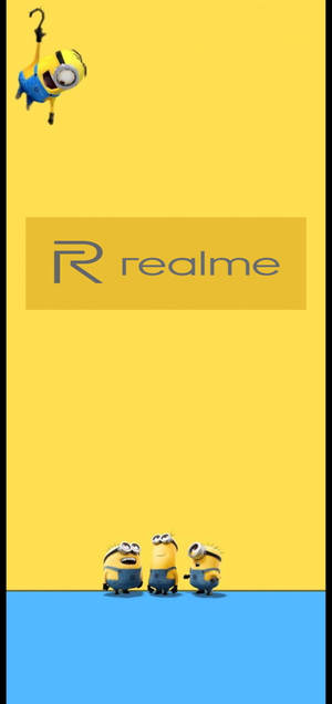 Realme Logo Minions Wallpaper
