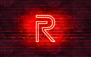 Realme Logo Neon Sign Red Wallpaper