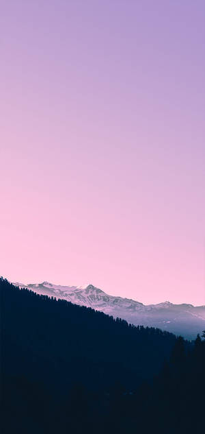Realme Pink Skies Wallpaper