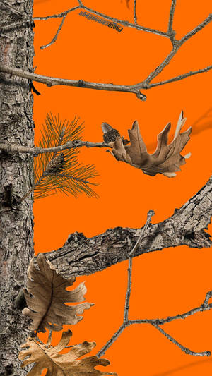 Realtree Camo Orange Mossy Oak Wallpaper