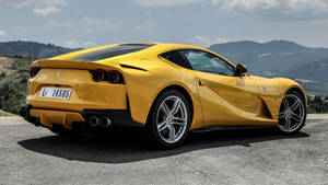 Rear View Shot 1920x1080 Ferrari 812 Superfast Wallpaper