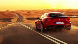 Red 1920x1080 Ferrari Ff Desert Sun Wallpaper