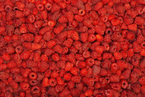 Red 4k Uhd Raspberries Fruit Wallpaper