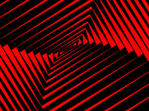 Red Abstract Illusion Wallpaper