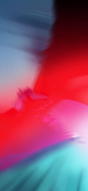 Red Abstract Ios 12 Wallpaper
