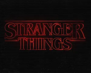 Red Aesthetic Laptop Stranger Things Wallpaper
