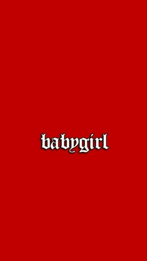 Red Aesthetic Tumblr Babygirl Wallpaper