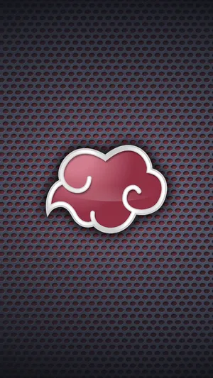 Red Akatsuki Cloud Iphone Metallic Wallpaper
