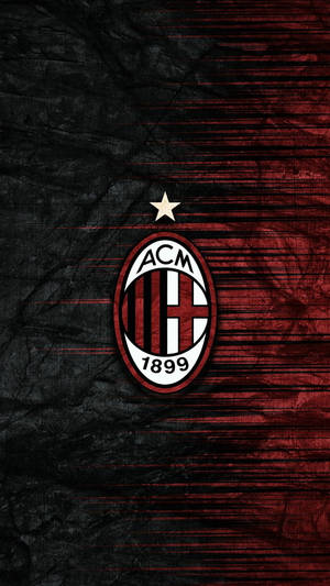 Red And Black Ac Milan Wallpaper