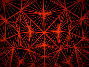 Red And Black Aesthetic Geometric Wallpaper