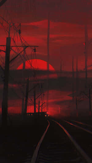 Red And Black Iphone For The Trendy Look Wallpaper