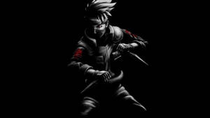 Red And Black Kakashi Wallpaper
