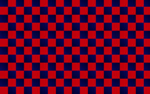 Red And Blue Checkered Wallpaper