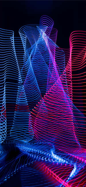 Red And Blue Light Iphone Wallpaper