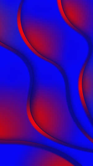 Red And Blue Spots Iphone Wallpaper