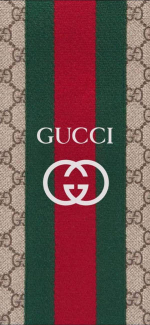 Red And Green Gucci Logo Wallpaper