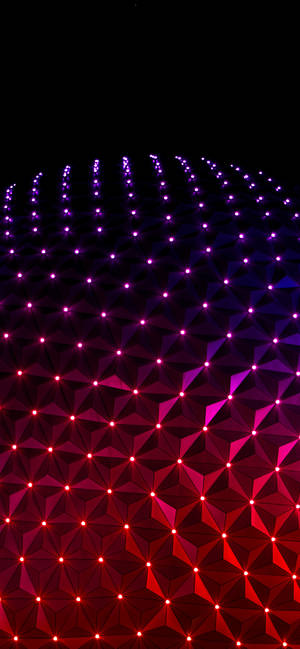 Red And Purple Epcot Globe Wallpaper