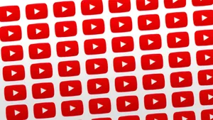 Red And White 2048x1152 Youtube Pattern Wallpaper